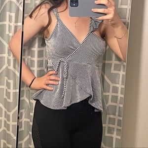 Cross body top- Caution to the Wind